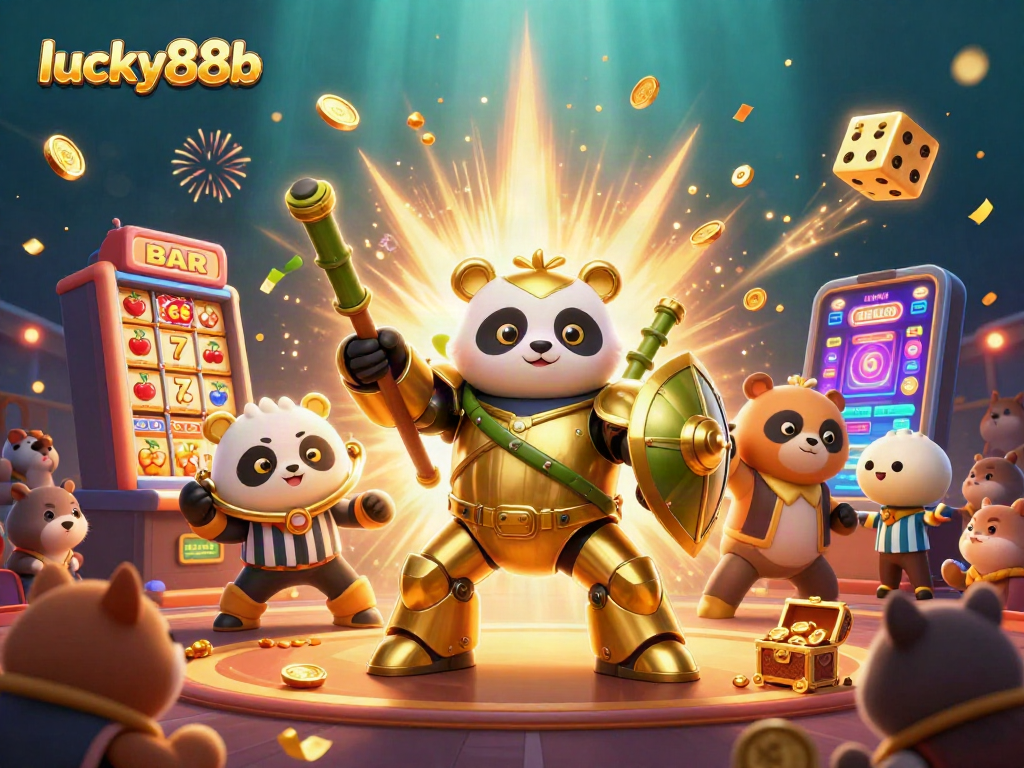 Place bets and win big with lucky88b's vibrant casino experience featuring exciting slot games and dynamic characters.