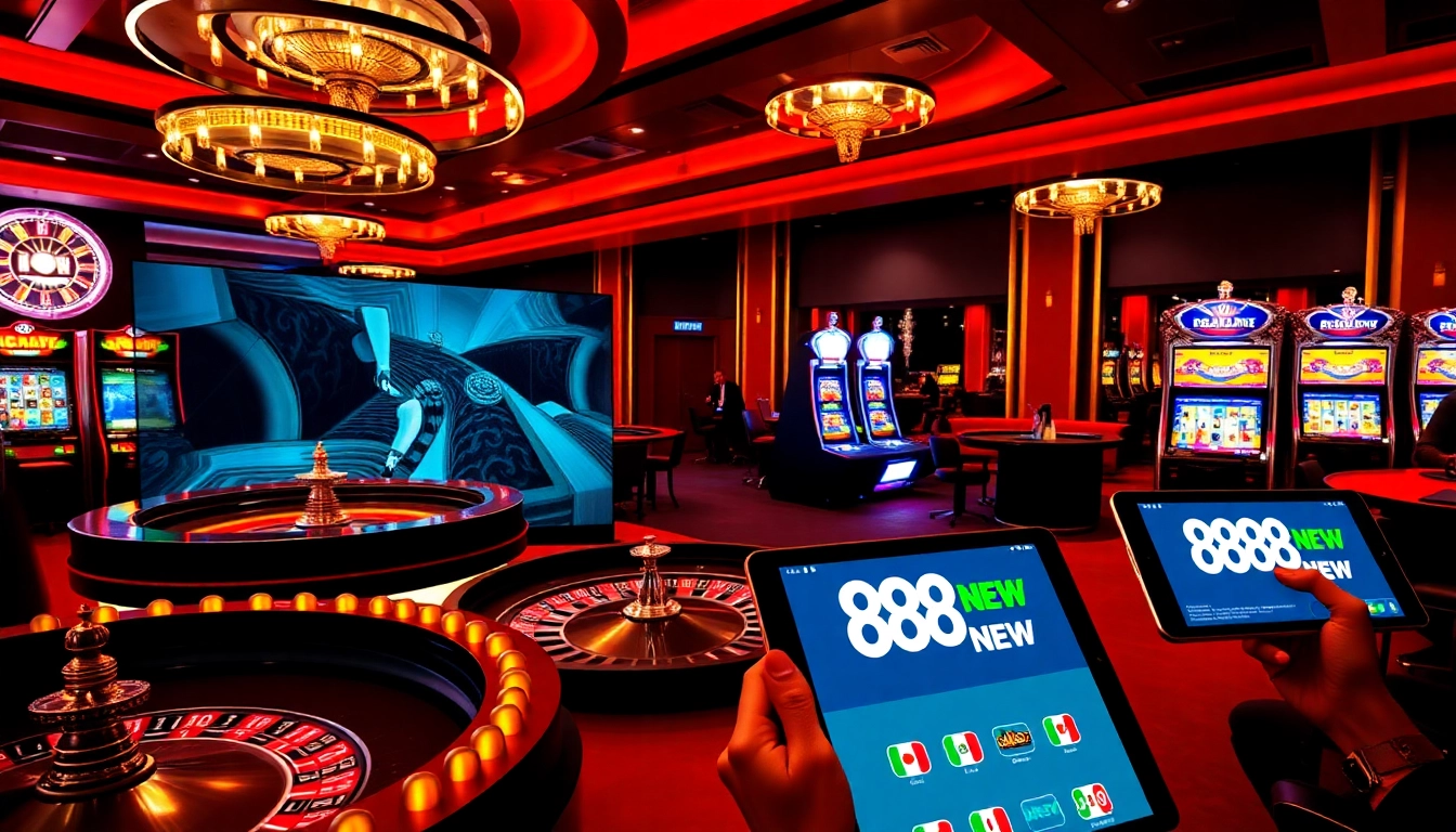 Experience exceptional gaming at 888NEW with thrilling slot machines and live casino excitement.