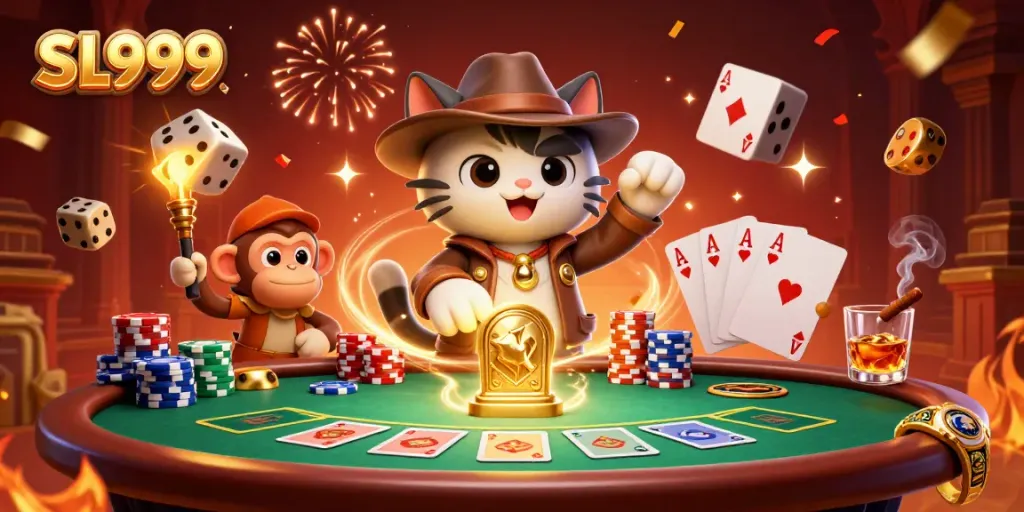 Experience thrilling adventures with SL999, featuring a cat archaeologist discovering casino treasures.