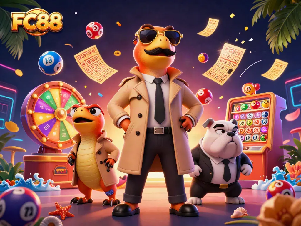 Engage with FC88's unique VIP casino experience featuring raptors in style and vibrant games.