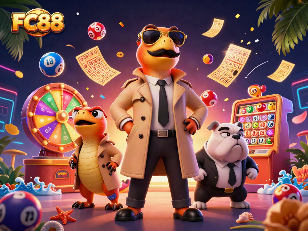 Engage with FC88's unique VIP casino experience featuring raptors in style and vibrant games.