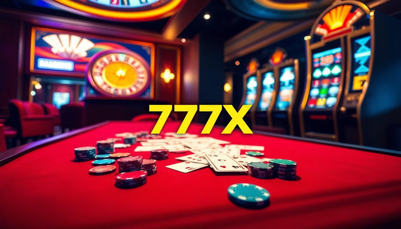 Experience the thrill of a 777X win with vibrant casino games and enticing colors.