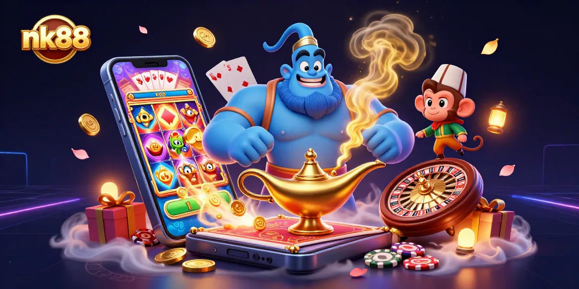 Experience thrilling wins at nk88 with a colorful slot game as enchanting characters bring the casino to life.