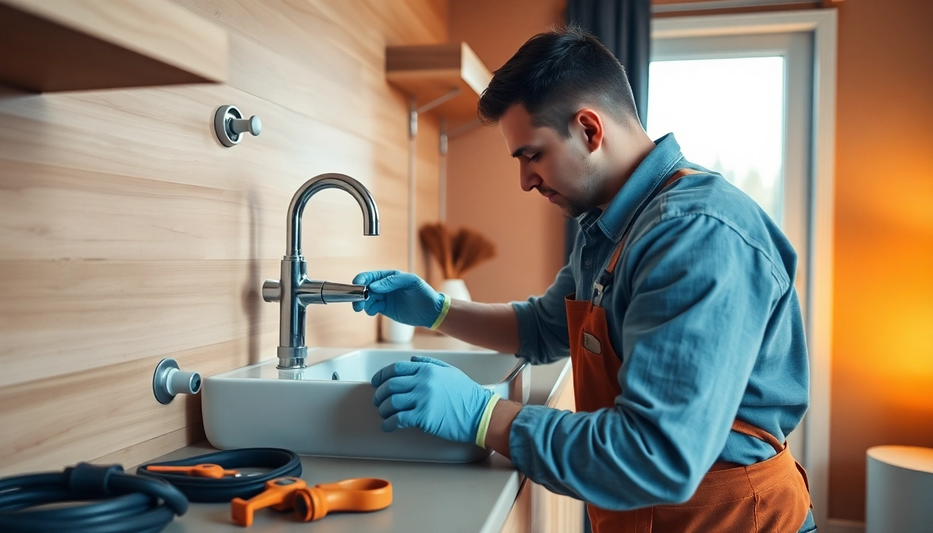 Expert plumbers north vancouver engaged in professional plumbing installation at home.