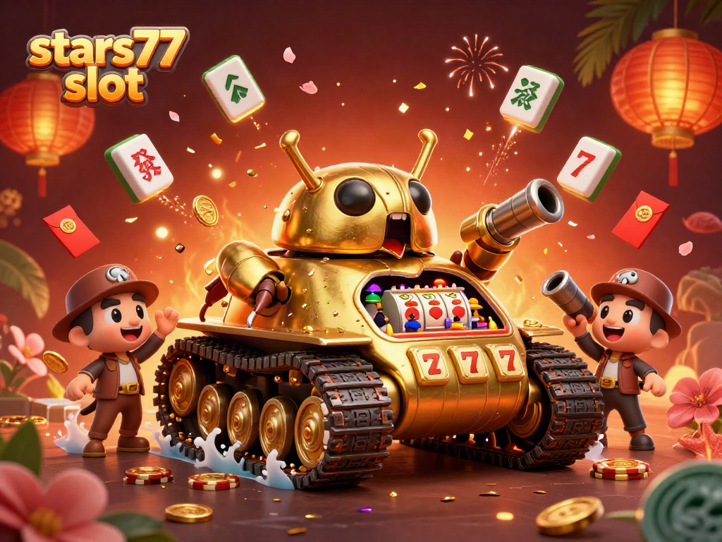 Menangkan permainan di stars77 slot dengan petualangan di dalam kasino mini berwarna emas yang menarik.