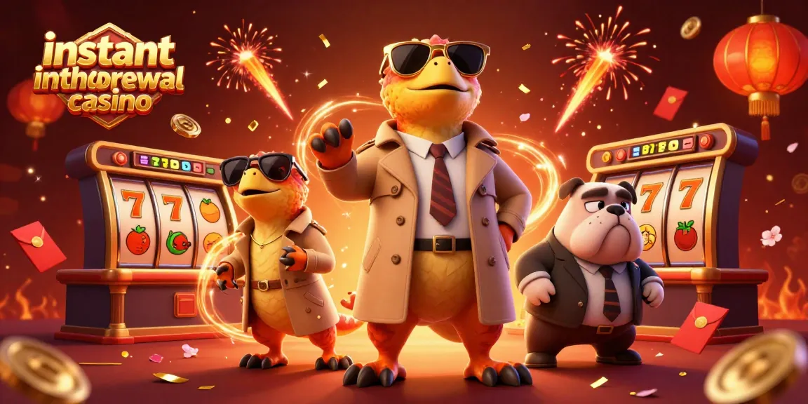 Experience instant withdrawal casino action with playful raptors scheming their way in while festive elements surround them.