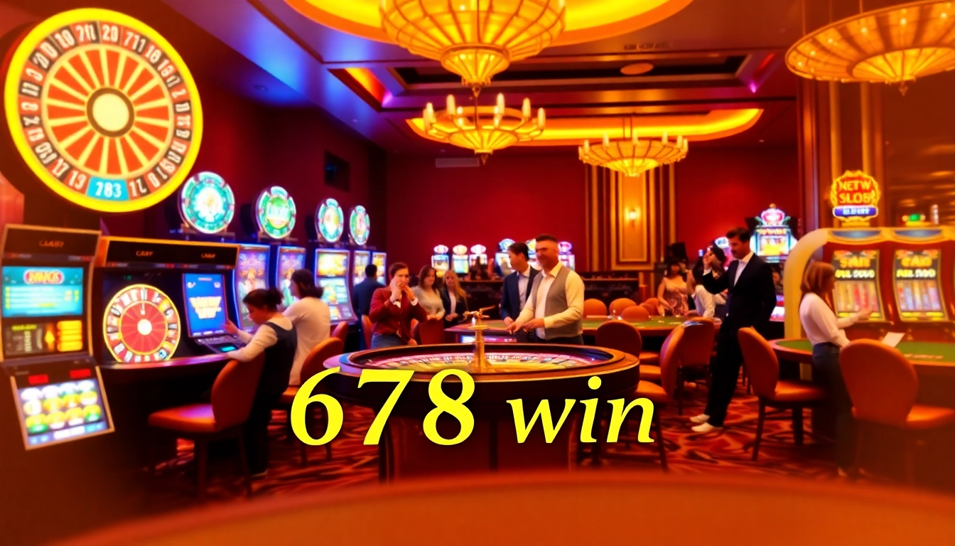 Experience the thrill of winning with 678 win at luxurious casino tables and vibrant slot machines.