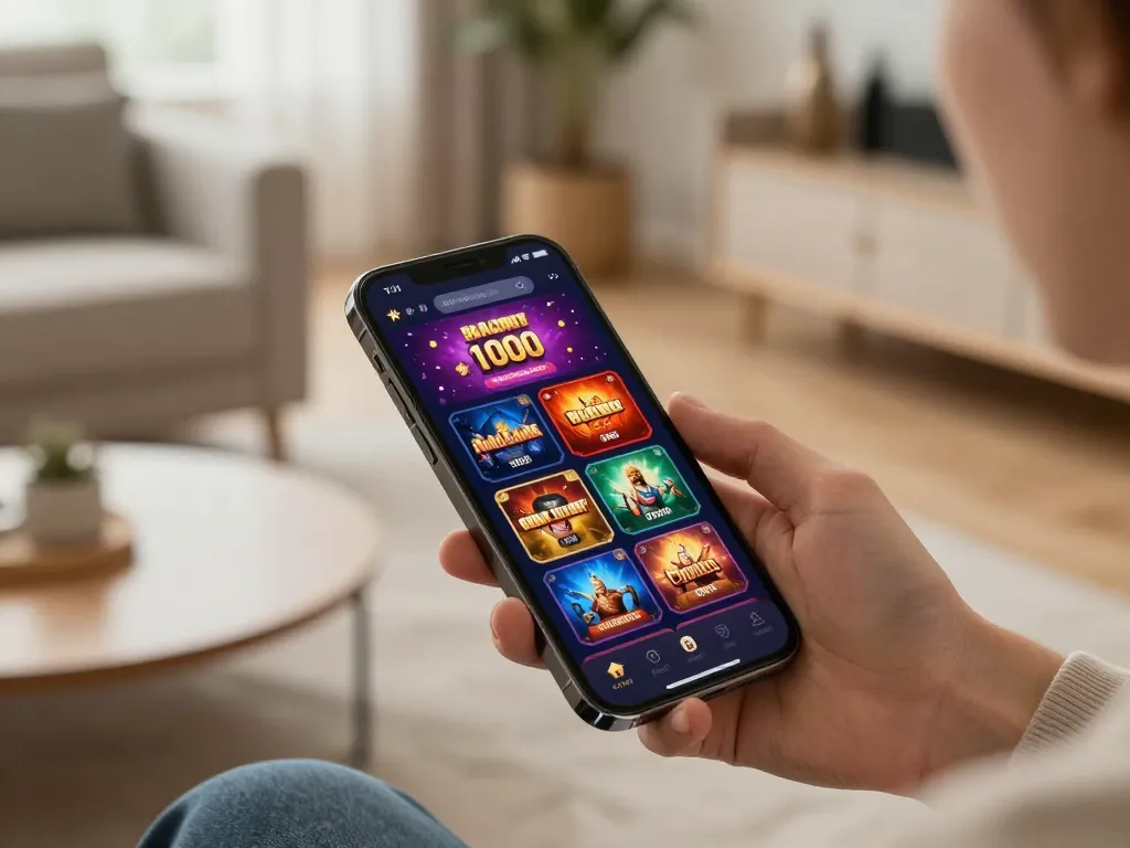 Engage with exciting gaming options through Link truy cập Xo88 on a stylish smartphone interface