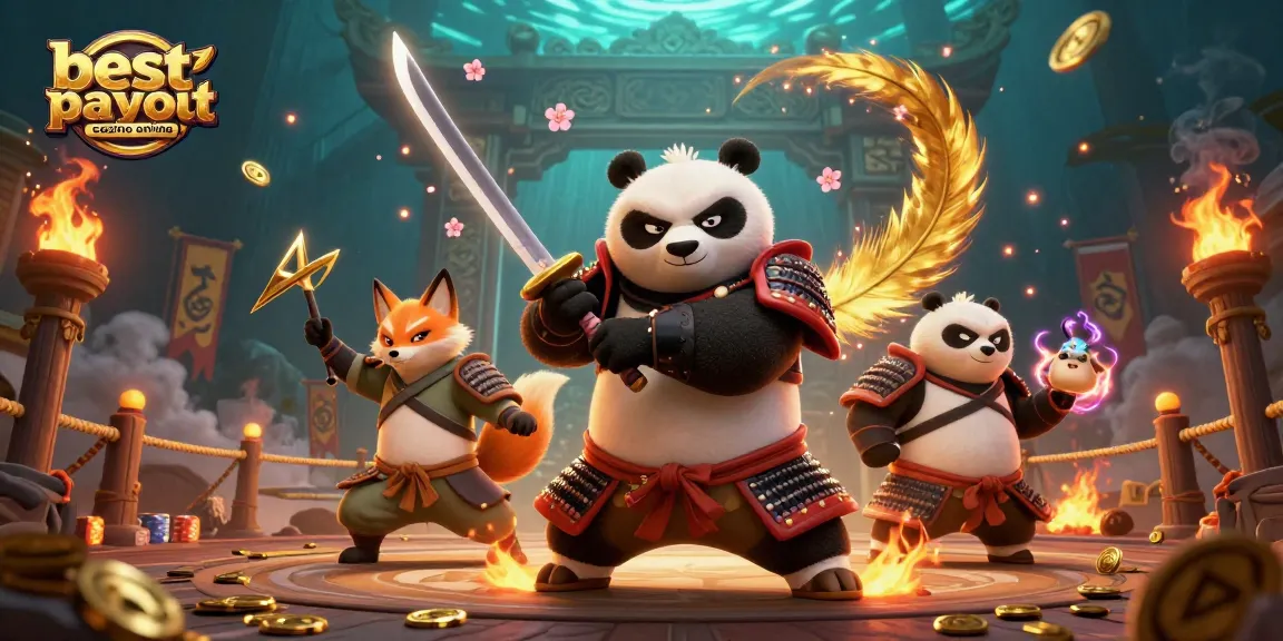 Experience the excitement of the best payout casino online with vibrant 3D characters and dynamic casino elements.