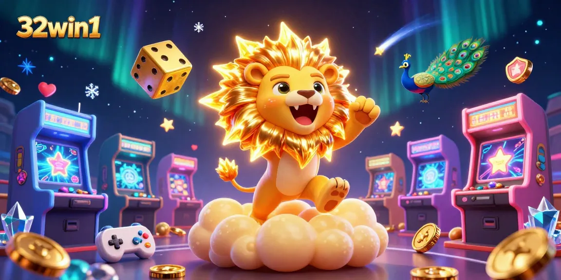 Experience the excitement of gaming at 32win1 with vibrant visuals and dynamic casino elements.